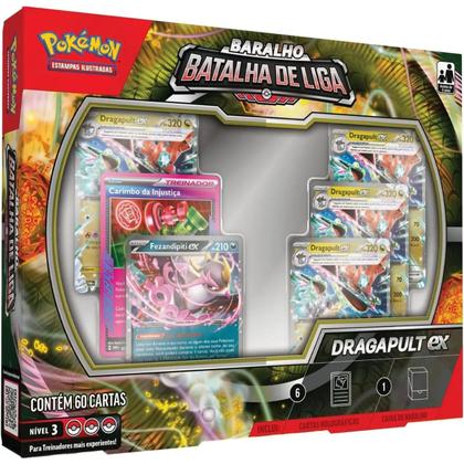 Imagem de Box Pokémon Baralho Batalha de Liga Dragapult EX com 602 Cartas Copag