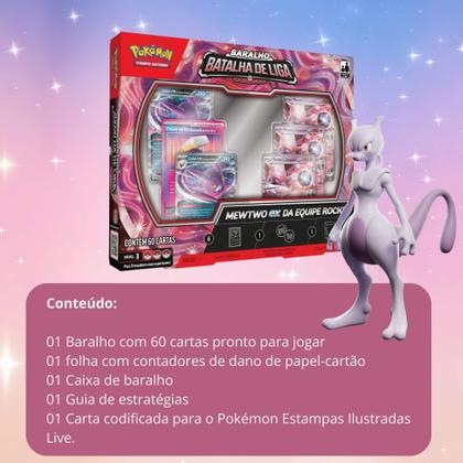 Imagem de Box Pokemon Baralho Batalha de Liga Mewtwo EX da Equipe Rocket Copag - 35874