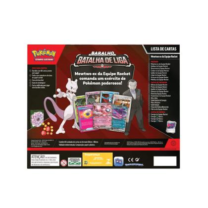 Imagem de Box Pokemon Baralho Batalha de Liga Mewtwo EX da Equipe Rocket Copag - 35874