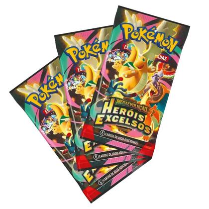Imagem de Box Pokémon Booster Megaevolução Heróis Excelsos 108 Cartas