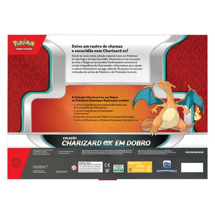 Imagem de Box Pokemon Charizard ex Em Dobro Cartas Pokemon