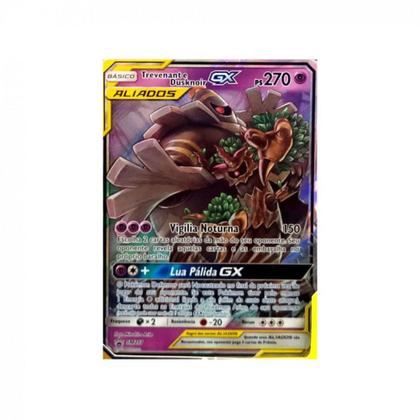 Box Pokemon Colecao Aliados Lua Palida-gx Trevenant e Dusknoir-gx
