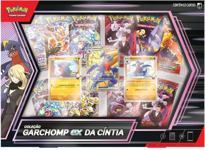 Box Pokémon Coleção Garchomp Ex Da Cíntia Copag Cards Cartas