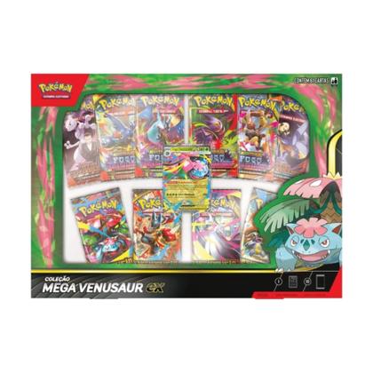 Imagem de Box Pokemon Coleção Mega Venusaur EX Copag - 35877