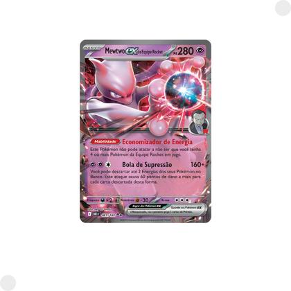 Box Pokémon Coleção Mewtwo Ex Da Equipe Rocket Português - Copag