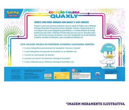 Imagem de Box Pokémon Coleção Paldea Quaxly - Copag
