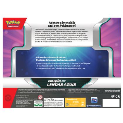 Imagem de Box Pokémon Escarlate e Violeta Coleção EX Lendas Azuis Kyogre EX Copag Cartas - 7896192352651