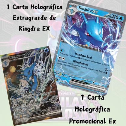 Imagem de Box Pokémon EV6.5 Coleção Fábulas Nebulosas Kingdra Ex Escarlate Violeta Cards Carta Colecionáveis Booster Original