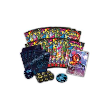 Imagem de Box Pokémon Megaevolução Fogo Fantasmagórico Coleção Treinador Avançado 121 Cartas Copag COR:Azul