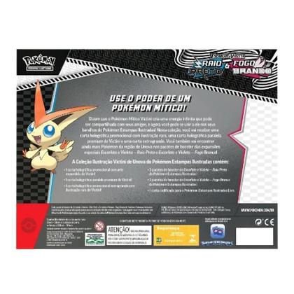 Imagem de Box Pokemon Victini Unova Raio Preto E Fogo Branco - Copag