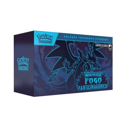 Box Treinador Avançado Fogo Fantasmagorico Pokemon TCG - Copag