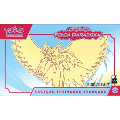 Imagem de Box Treinador Avançado Pokemon Escarlate e Violeta 4 Fenda Paradoxal Valentia Férrea