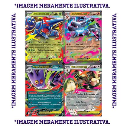 Imagem de Box Treinador Avançado Pokémon Megaevolução 2 Elite Trainer Fogo Fantasmagórico: Mega Charizard