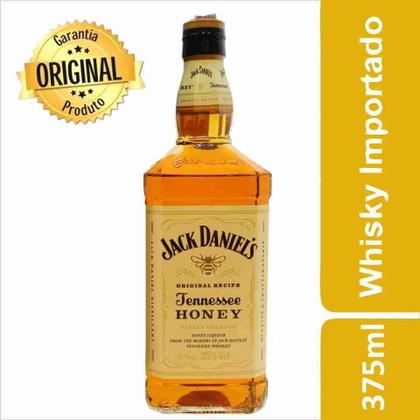 Imagem de Box Whisky Jack Daniels Honey Mel 375Ml + 2 Copos + Dosador