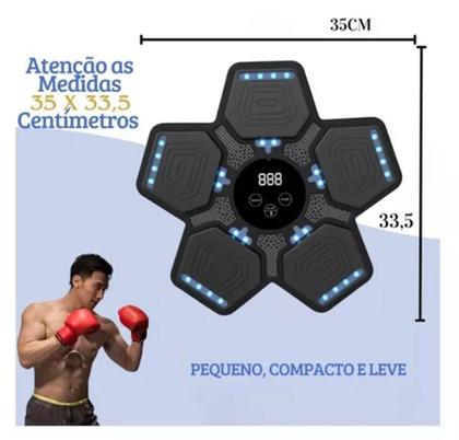 Boxe Maquina De Soco Com Musica Treinamento Agilidade Full - SHR Imagem de Boxe Maquina De Soco Com Musica Treinamento Agilidade Full