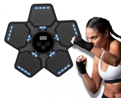 Boxe Maquina De Soco Com Musica Treinamento Agilidade Full - SHR Imagem de Boxe Maquina De Soco Com Musica Treinamento Agilidade Full