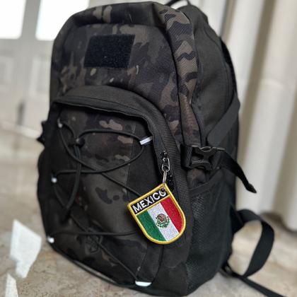 Imagem de BP0050E-011 Bandeira México Patch Bordado 5,7x6,8cm