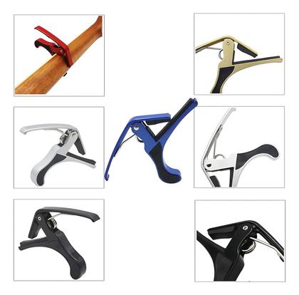 Imagem de Braçadeira Capotraste Para Violão E Guitarra Dourado Waver