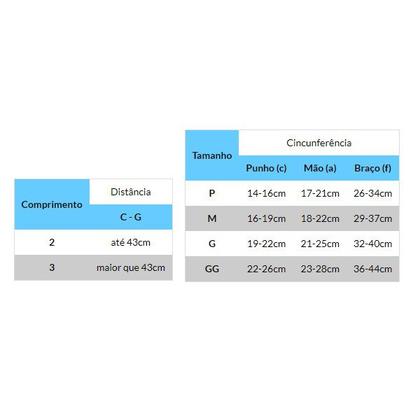 Imagem de Braçadeira Sigvaris 20-30MMHG 412 com Polegar Média Compressão