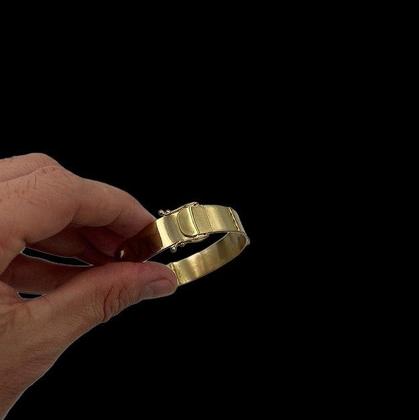Imagem de BRACELETE 13mm NOSSA SENHORA BANHADO A OURO