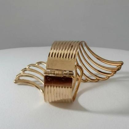 Imagem de Bracelete De Metal Moda Egípcia Pulseira Grega Romana Com Mola Festas Eventos Teatro