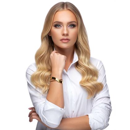 Imagem de Bracelete Feminino Clássico Chic - Banhado a Ouro 18k