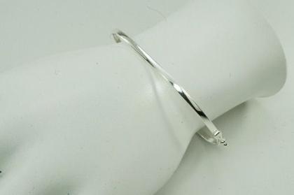 Imagem de Bracelete Feminino Liso Prata 925