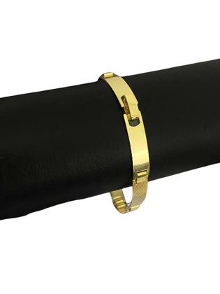 Imagem de Bracelete Frisado 6mm - Banhado a Ouro 18k