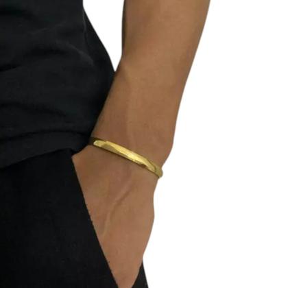 Imagem de Bracelete Liso 6mm - Banhado a Ouro 18k