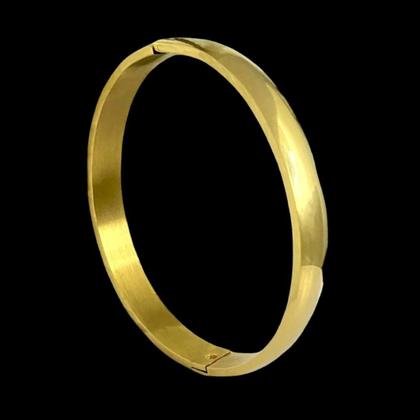 Imagem de Bracelete Liso 8mm - Banhado a Ouro 18k