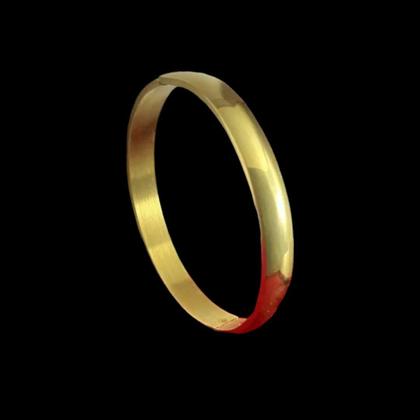 Imagem de Bracelete Liso 8mm - Banhado a Ouro 18k