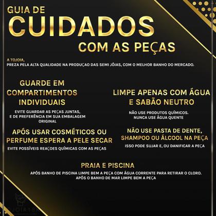 Imagem de Bracelete Luxo Cravejado Feminino - Banhado a Ouro 18k