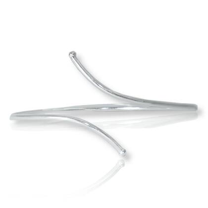 Imagem de Bracelete Pulseira Feminino Prata Original Rigido Prego