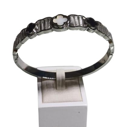 Imagem de Bracelete trevo inox luxuoso