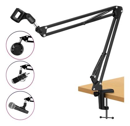 Imagem de Braço Articulado Para Microfone Com Suporte De Mesa