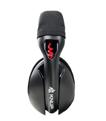 Imagem de Braço Articulado Suporte Monitor + Headset Fone sem Fio Bluetooth Microfone Destacável + Mouse Ergonomico 4800 DPI Led RGB)