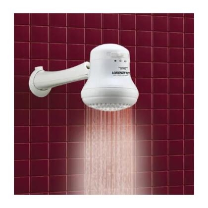 Imagem de Braço Cano Chuveiro 30cm 1/2 Lorenzetti Esconde fios Branco