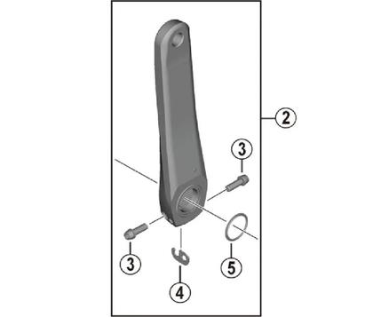 Imagem de Braço Esquerdo Pedivela Shimano Dura Ace R9200 172,5mm