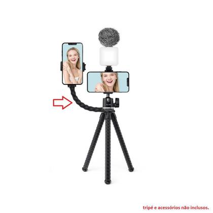 Imagem de Braço Extensor Flexível com Encaixe Parafuso 1/4 Polegadas - Telesin