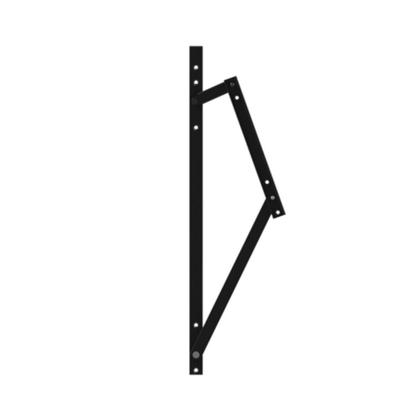 Imagem de Braço para Janela Maxim-Ar 290mm Preto Alumiconte BRA800 Par