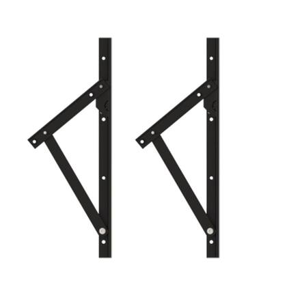 Imagem de Braço para Janela Maxim-Ar 600mm Preto Alumiconte BRA701E Par