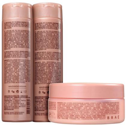 Imagem de Braé Revival Kit Shampoo Condicionador e Máscara
