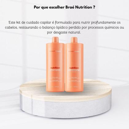 Imagem de Braé Stages Nutrition Hidratação Nutritiva Kit Shampoo e Condicionador 1 L
