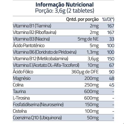 Imagem de Brain Up Nootropic AM PM Caffeine Free 60 Tabletes True Source