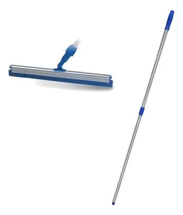 Imagem de Bralimpia Rodo Twister 45 Cm Borracha Cabo Extensível 1,40m