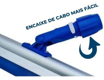 Imagem de Bralimpia Rodo Twister 45 Cm Borracha Cabo Extensível 1,40m