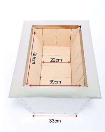 Imagem de Braseiro cooktop inox 304 camada dupla - 80x40 - s. grill