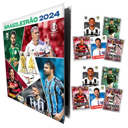 Imagem de Brasileião 2024 Album Capa Dura Completo Para Colar  665Fig Campeonato Brasileiro 2024