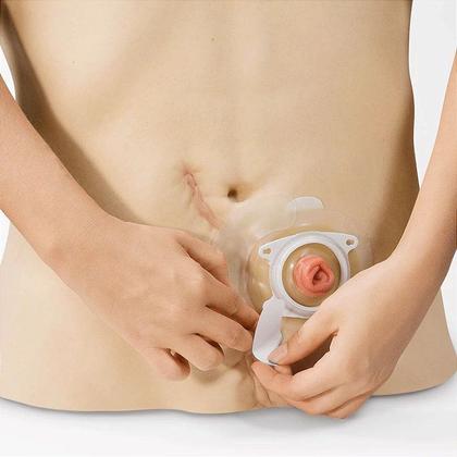 Imagem de Brava Fita Adesiva Elástica Reta 12074 Coloplast P/ Colostomia 1 Unidade