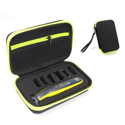 Imagem de Brcshop  Estojo Case Rigido para Barbeador Aparador Philips OneBlade Bolsa Capa de Viagem AntiImpacto